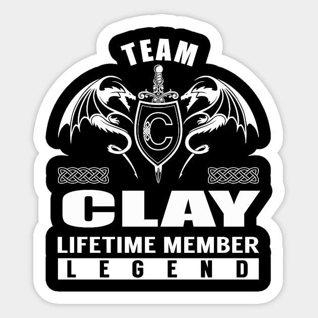 Team CLAY Lifetime Member Legend Sticker by Lizeth